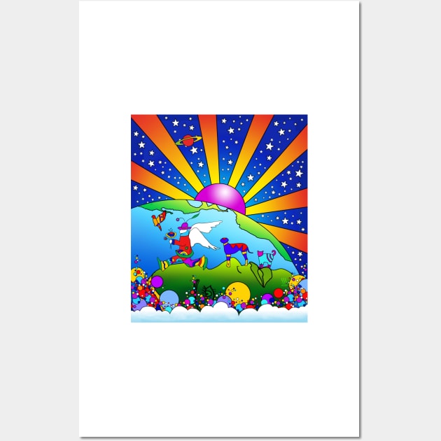 Cosmic Pet World Wall Art by SSSowers